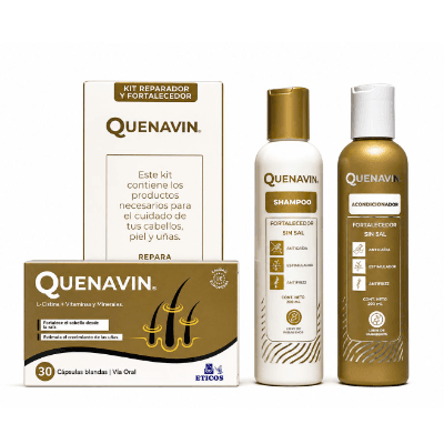 QUENAVIN KIT SHAMPOO+ACONDICIONADOR+CAPSULAS