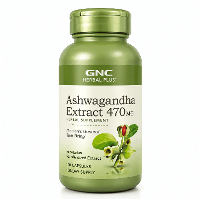 GNC ASHWAGANDHA EXTRACT 470MG 100CAPS